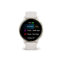 Produktbild för Garmin vívoactive 5 - elfenben - smart klocka med band - 4 GB