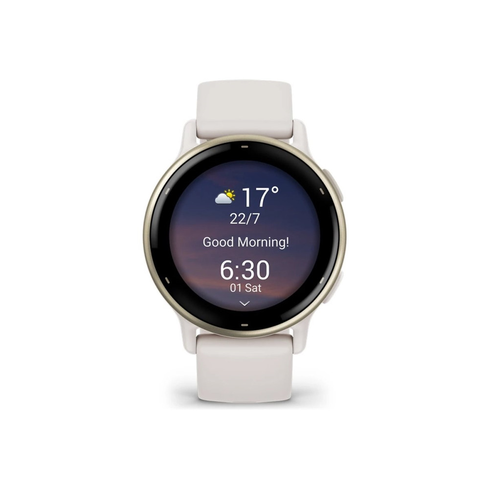 Produktbild för Garmin vívoactive 5 - elfenben - smart klocka med band - 4 GB