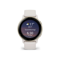 Produktbild för Garmin vívoactive 5 - elfenben - smart klocka med band - 4 GB