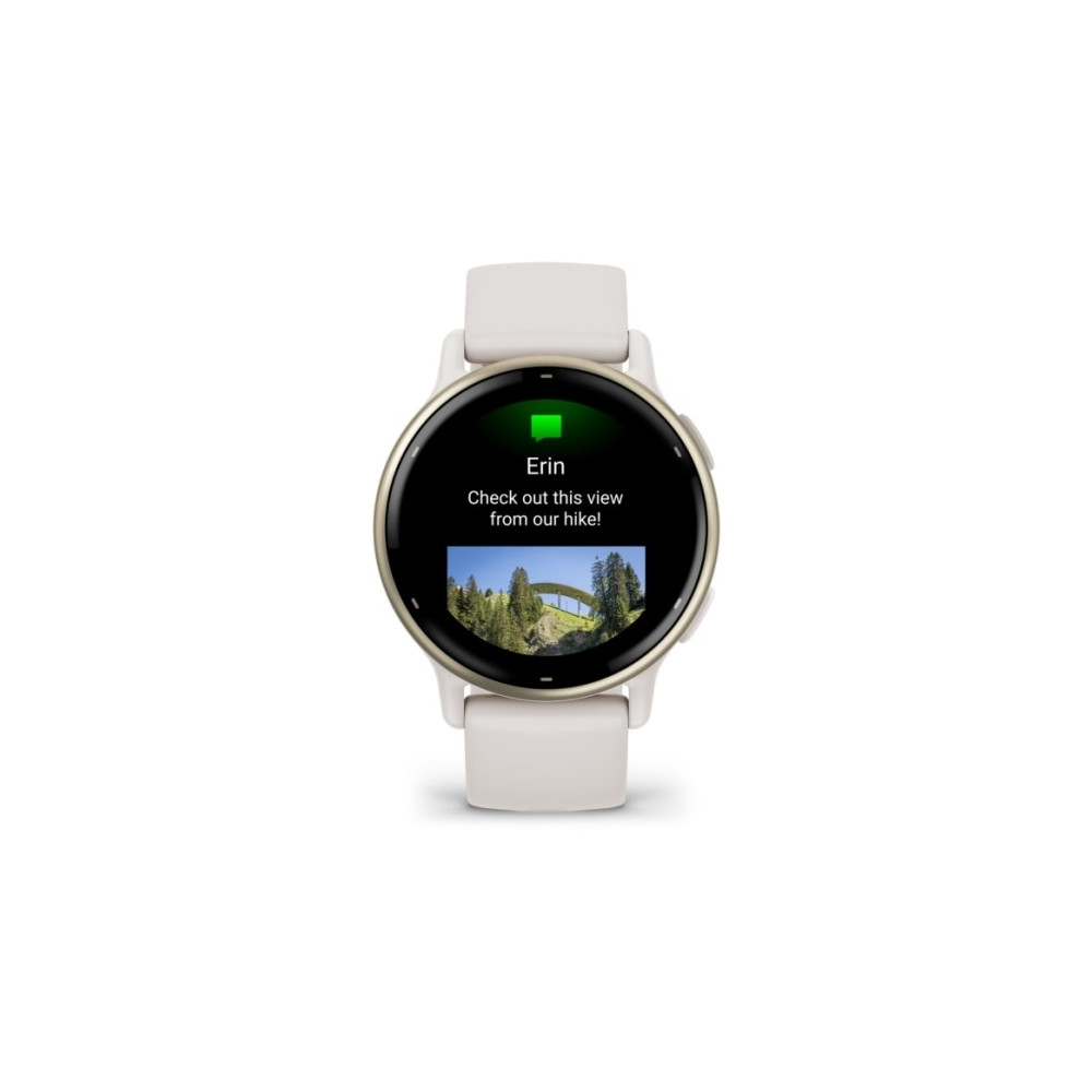 Produktbild för Garmin vívoactive 5 - elfenben - smart klocka med band - 4 GB