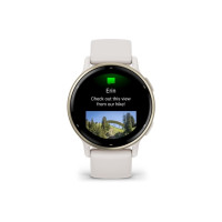 Produktbild för Garmin vívoactive 5 - elfenben - smart klocka med band - 4 GB