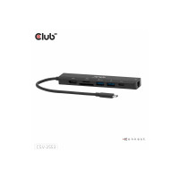 Produktbild för Club 3D - dockningsstation - USB-C - HDMI - 1GbE