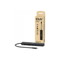 Produktbild för Club 3D - dockningsstation - USB-C - HDMI - 1GbE