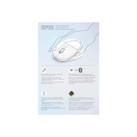Produktbild för Logitech G G705 - mus - små händer - Bluetooth - vit