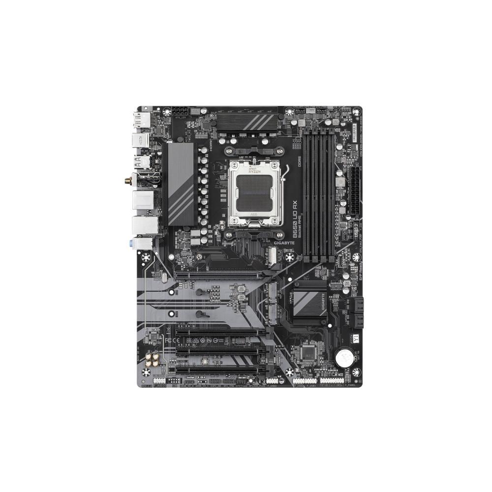 Produktbild för GIGABYTE B650 UD AX, AMD, Sokkel AM5, AMD Ryzen 7000-serien,...