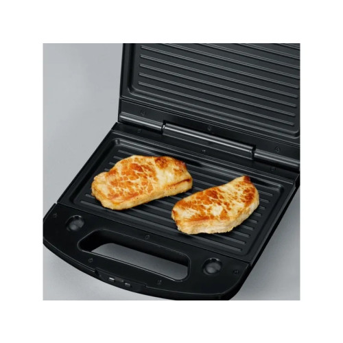 Severin SEVERIN SA 2968 - smörgåsgrill/våffeljärn/grill - svart/krom