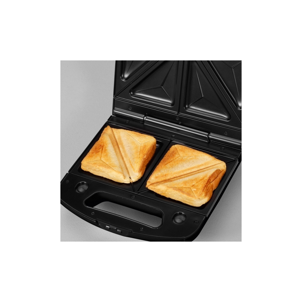 Produktbild för SEVERIN SA 2968 - smörgåsgrill/våffeljärn/grill - svart/krom