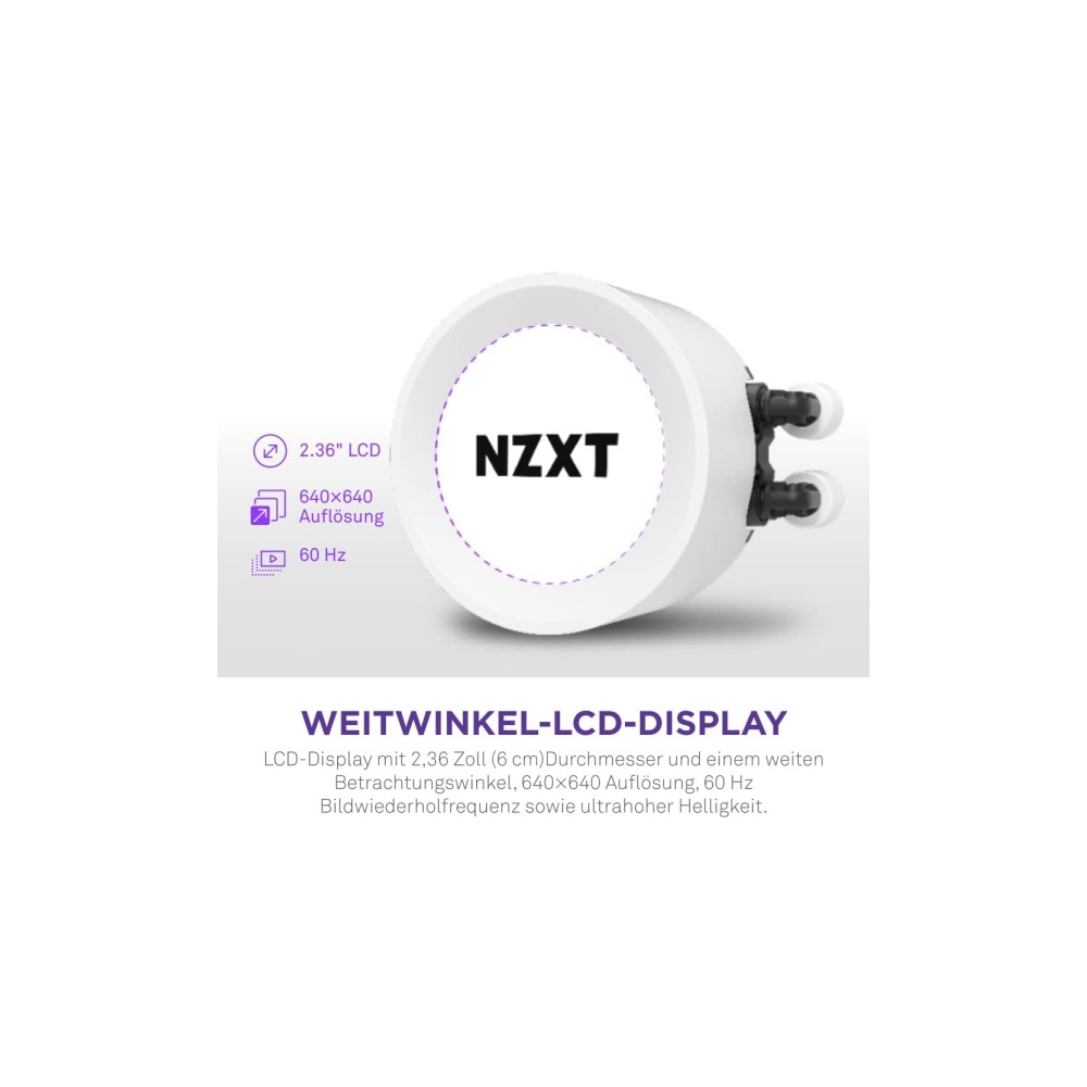 Produktbild för NZXT Kraken Elite 280 RGB - kylsystem med vätska till processorn - med LCD-display