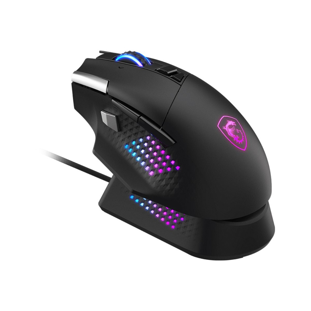 Produktbild för MSI VERSA PRO - mus - 2.4 GHz, Bluetooth 5.3, USB