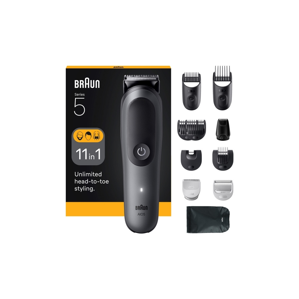 Produktbild för Braun All-in-One Series 5 AIO5560 - trimmer - grå