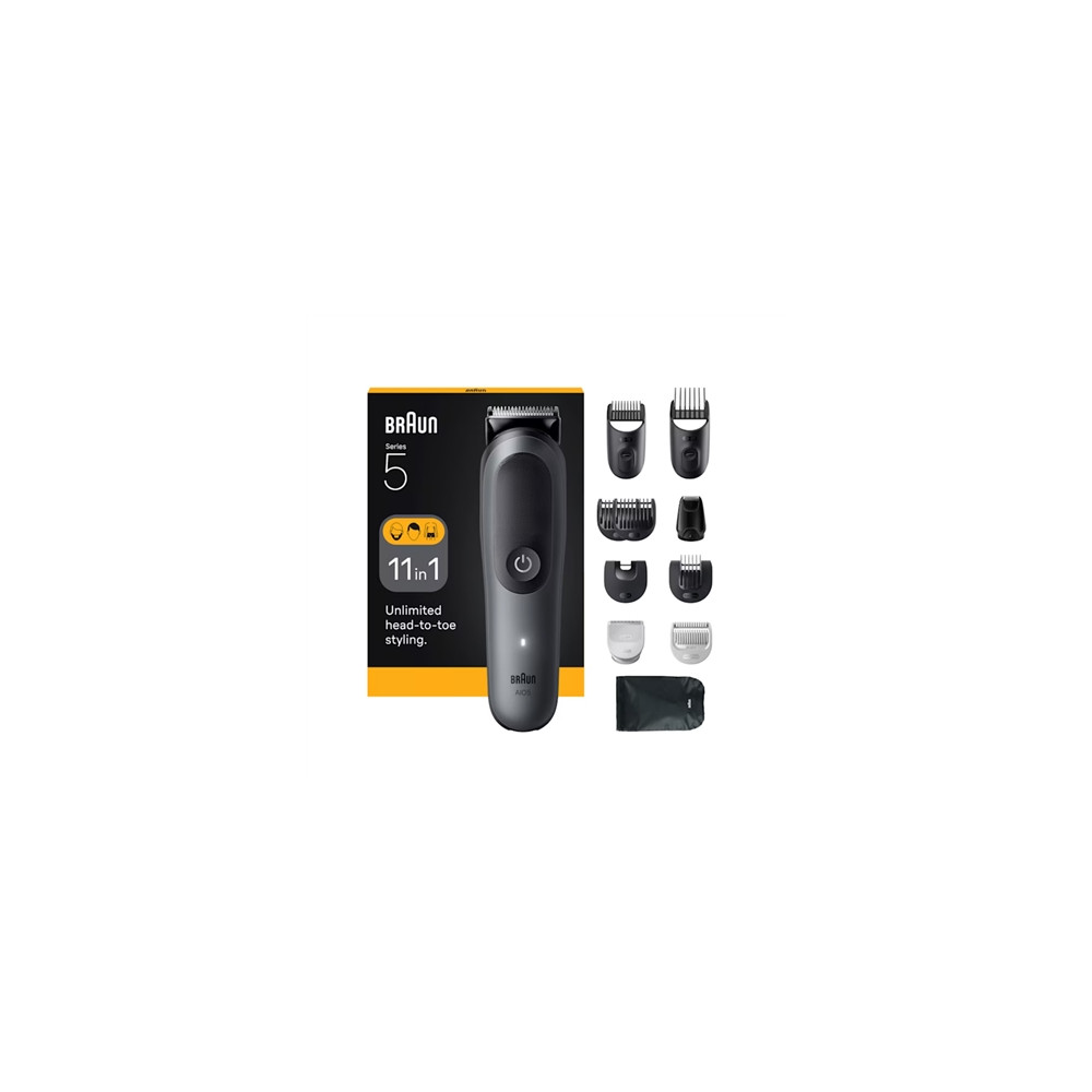 Produktbild för Braun All-in-One Series 5 AIO5560 - trimmer - grå