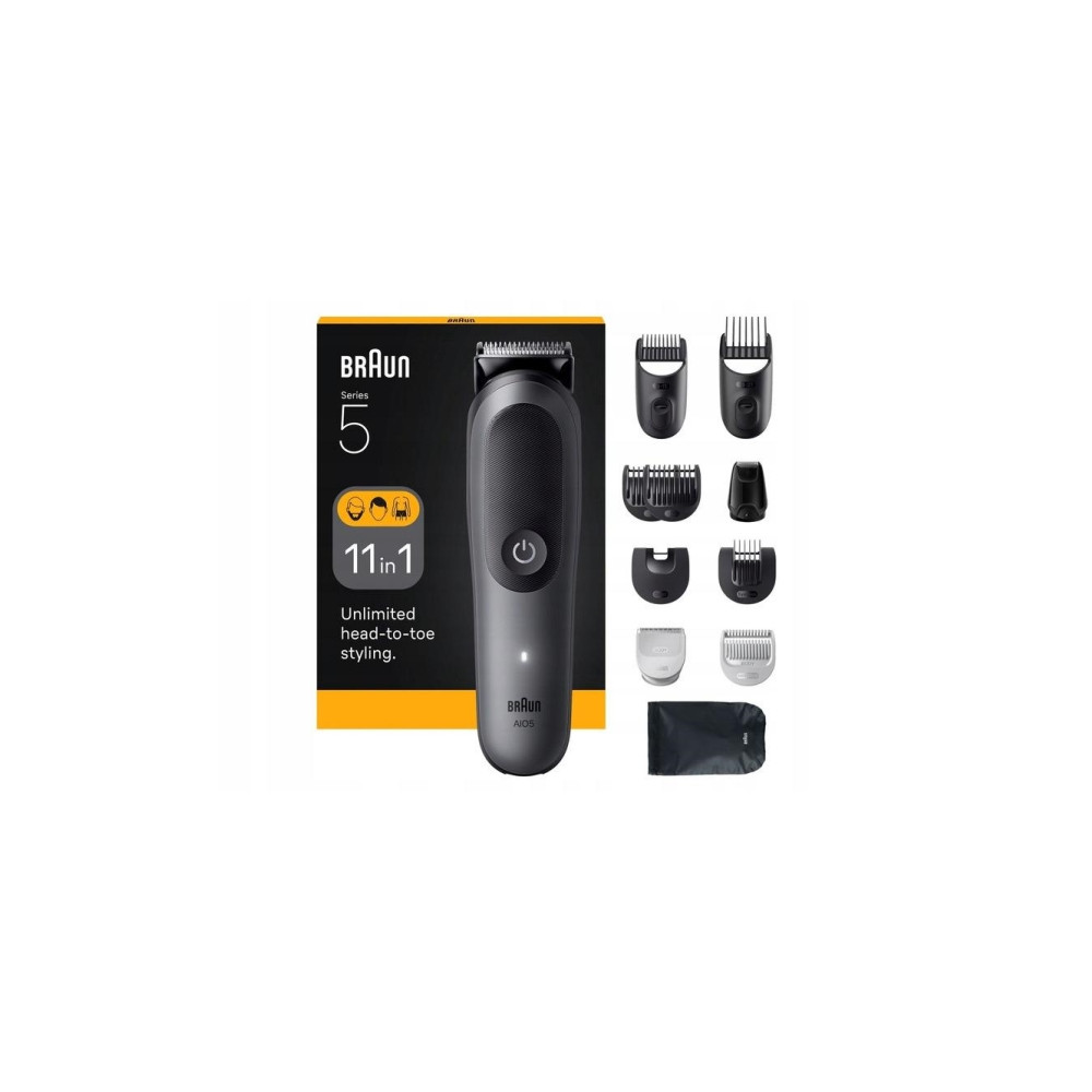 Produktbild för Braun All-in-One Series 5 AIO5560 - trimmer - grå