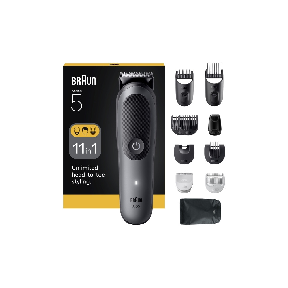 Produktbild för Braun All-in-One Series 5 AIO5560 - trimmer - grå