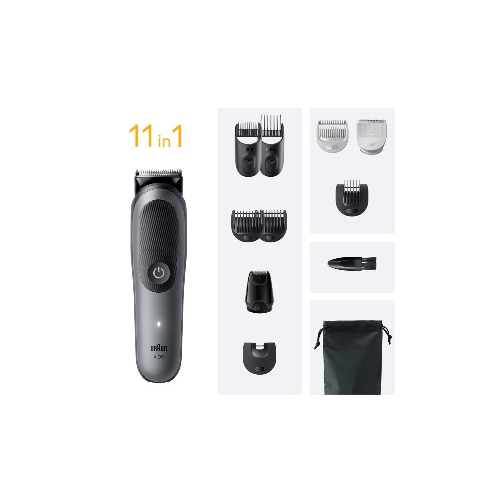 Produktbild för Braun All-in-One Series 5 AIO5560 - trimmer - grå