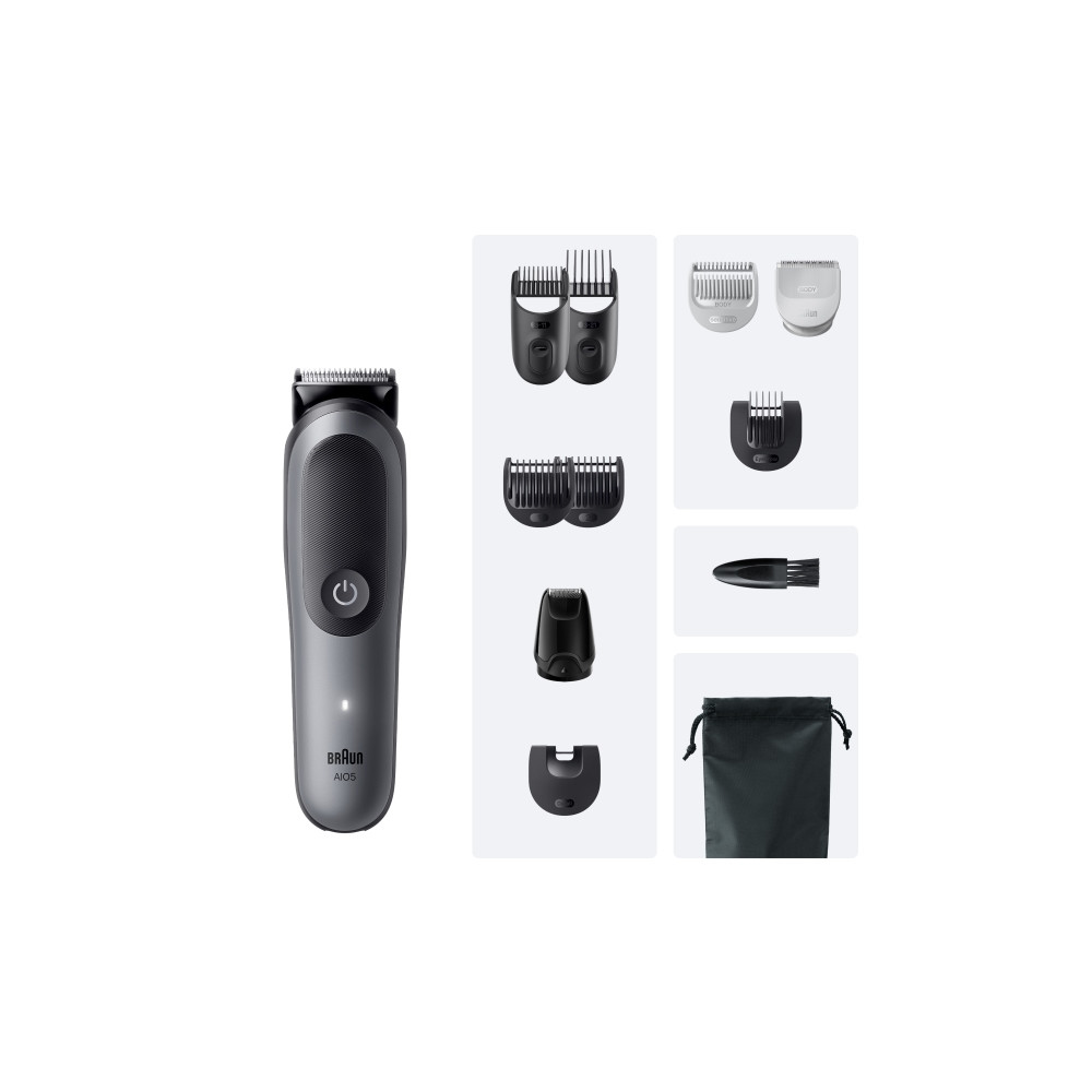 Produktbild för Braun All-in-One Series 5 AIO5560 - trimmer - grå
