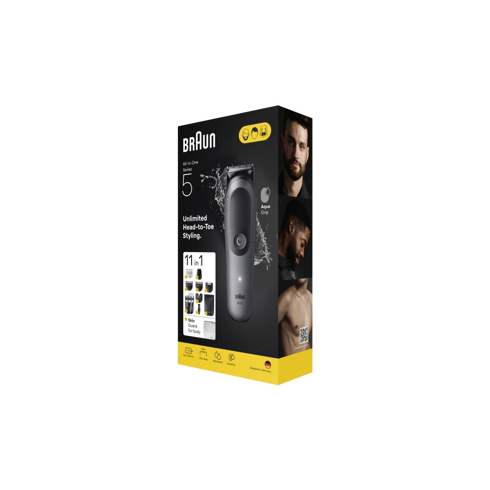Produktbild för Braun All-in-One Series 5 AIO5560 - trimmer - grå