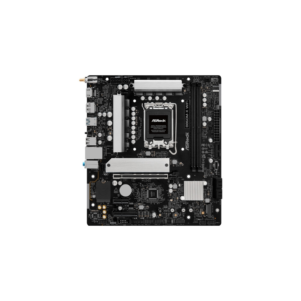 Produktbild för ASRock B860M-X WiFI - moderkort - micro ATX - LGA1851-uttag - B860