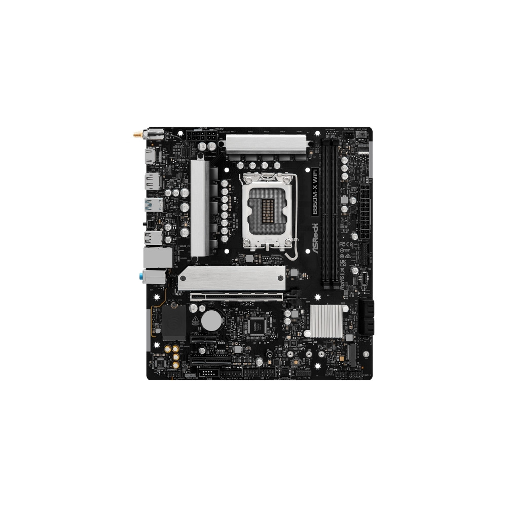Produktbild för ASRock B860M-X WiFI - moderkort - micro ATX - LGA1851-uttag - B860