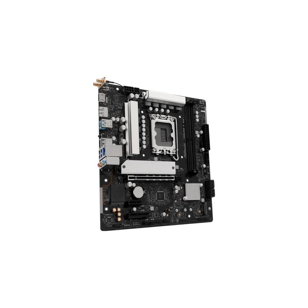 Produktbild för ASRock B860M-X WiFI - moderkort - micro ATX - LGA1851-uttag - B860