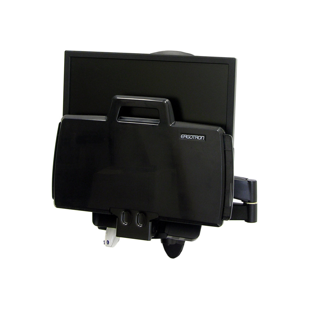Produktbild för Ergotron 200 Series monteringssats - för LCD-skärm/tangentbord/mus/streckkodsläsare - svart