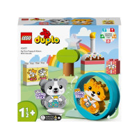 Produktbild för LEGO DUPLO 10977 - Min första valp och kattunge med ljud - byggsats