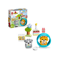 Produktbild för LEGO DUPLO 10977 - Min första valp och kattunge med ljud - byggsats
