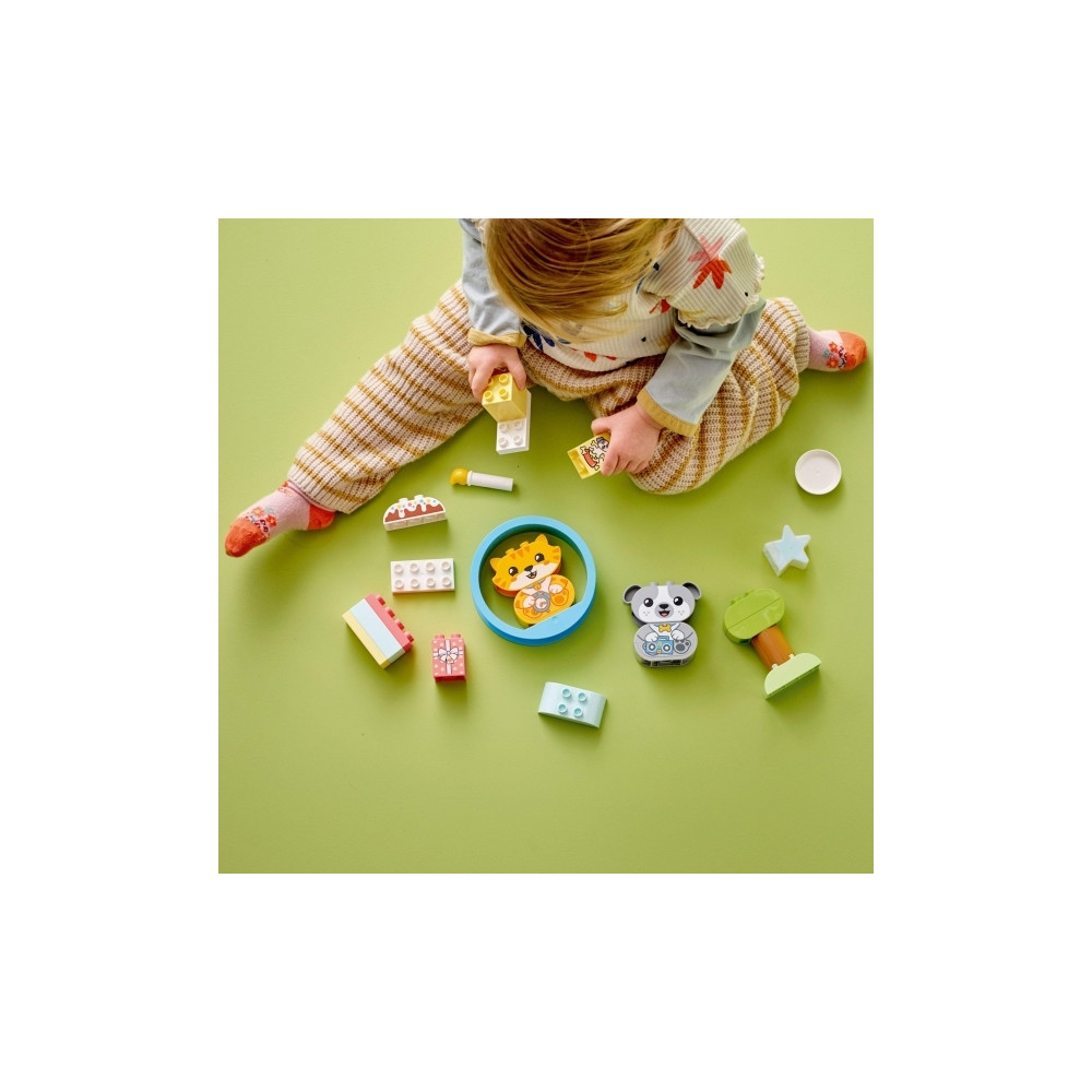 Produktbild för LEGO DUPLO 10977 - Min första valp och kattunge med ljud - byggsats