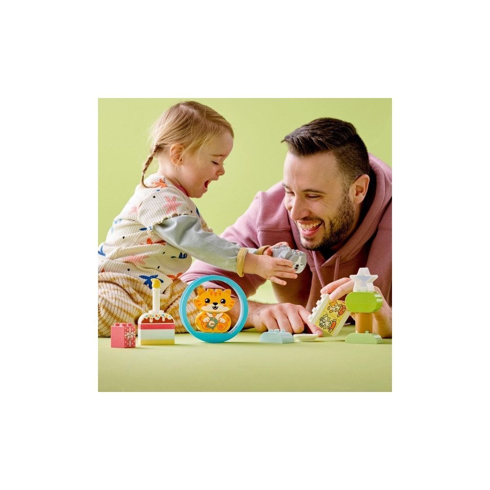 Produktbild för LEGO DUPLO 10977 - Min första valp och kattunge med ljud - byggsats