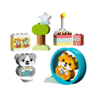 Produktbild för LEGO DUPLO 10977 - Min första valp och kattunge med ljud - byggsats