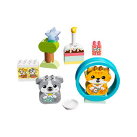 Produktbild för LEGO DUPLO 10977 - Min första valp och kattunge med ljud - byggsats