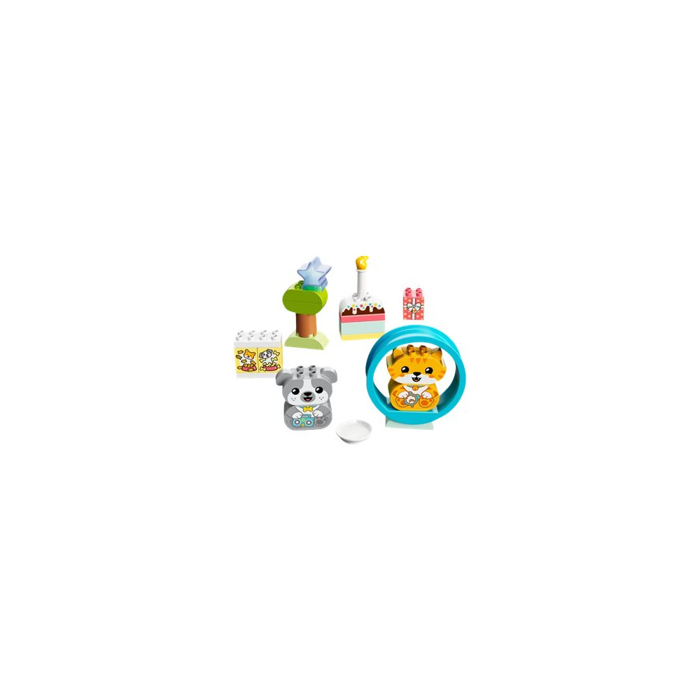 Produktbild för LEGO DUPLO 10977 - Min första valp och kattunge med ljud - byggsats