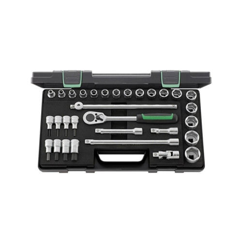 Stahlwille 52/54/25/6 KN Set med hylsnycklar 1/2 (12,5 mm) 3... - Handverktyg