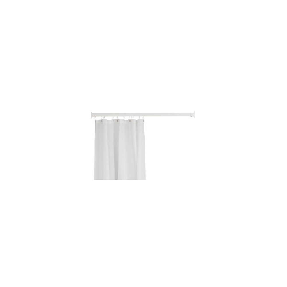 Produktbild för Profil5001 15x30mm gardinstång 180 cm silver m.2 fästen/12 g...