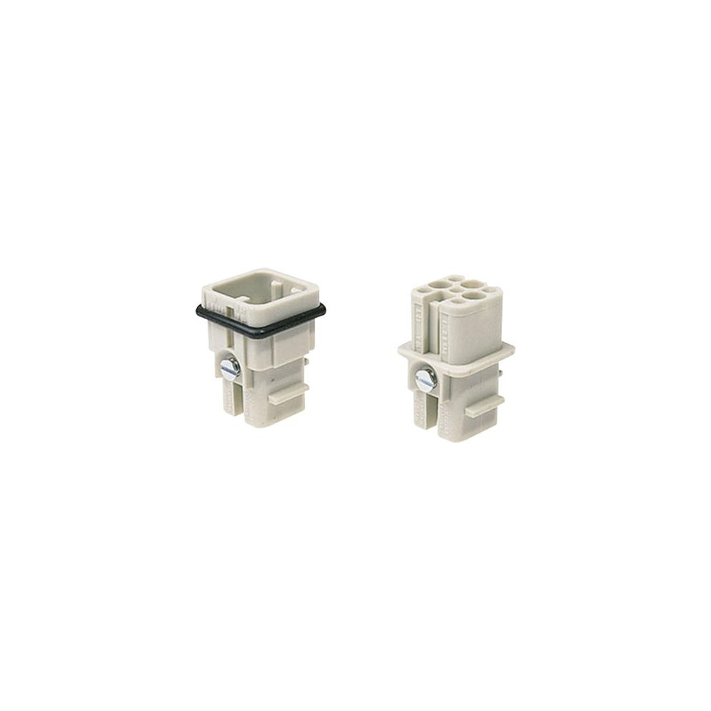 Produktbild för Harting insats Han® D 09 36 008 3101 8 + PE för krymp (1 st)