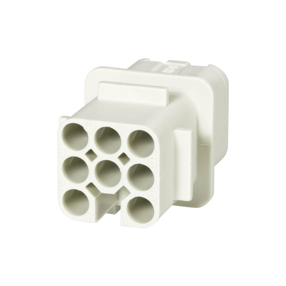 Produktbild för Harting insats Han® D 09 36 008 3101 8 + PE för krymp (1 st)