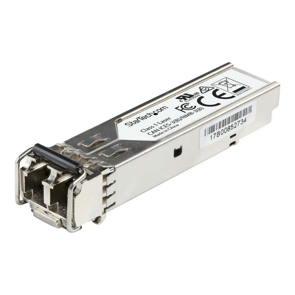 Produktbild för StarTech.com Dell EMC SFP-1G-LX Compatible SFP Module, 1000BASE-LX, 1GbE Single Mode (SMF) Fiber SMF Optic Transceiver, 1GE Gigabit Ethernet SFP, LC Connector, 10km, 1310nm, DDM, Mini GBIC - Lifetime Warranty (SFP1GLXEMCST) - SFP-sändar/mottagarmodul (min