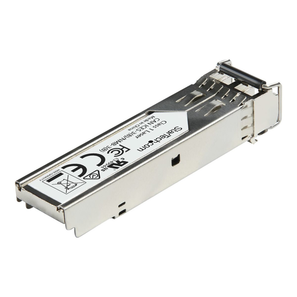 Produktbild för StarTech.com Dell EMC SFP-1G-LX Compatible SFP Module, 1000BASE-LX, 1GbE Single Mode (SMF) Fiber SMF Optic Transceiver, 1GE Gigabit Ethernet SFP, LC Connector, 10km, 1310nm, DDM, Mini GBIC - Lifetime Warranty (SFP1GLXEMCST) - SFP-sändar/mottagarmodul (min