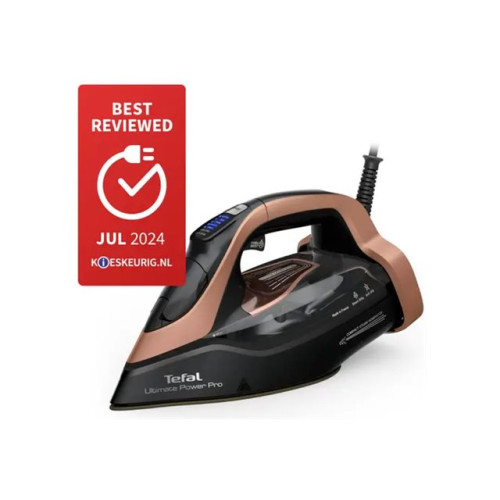 Tefal Tefal Ultimate Power Pro FV9E50 - ångstrykjärn - sula Durilium AirGlide Autoclean