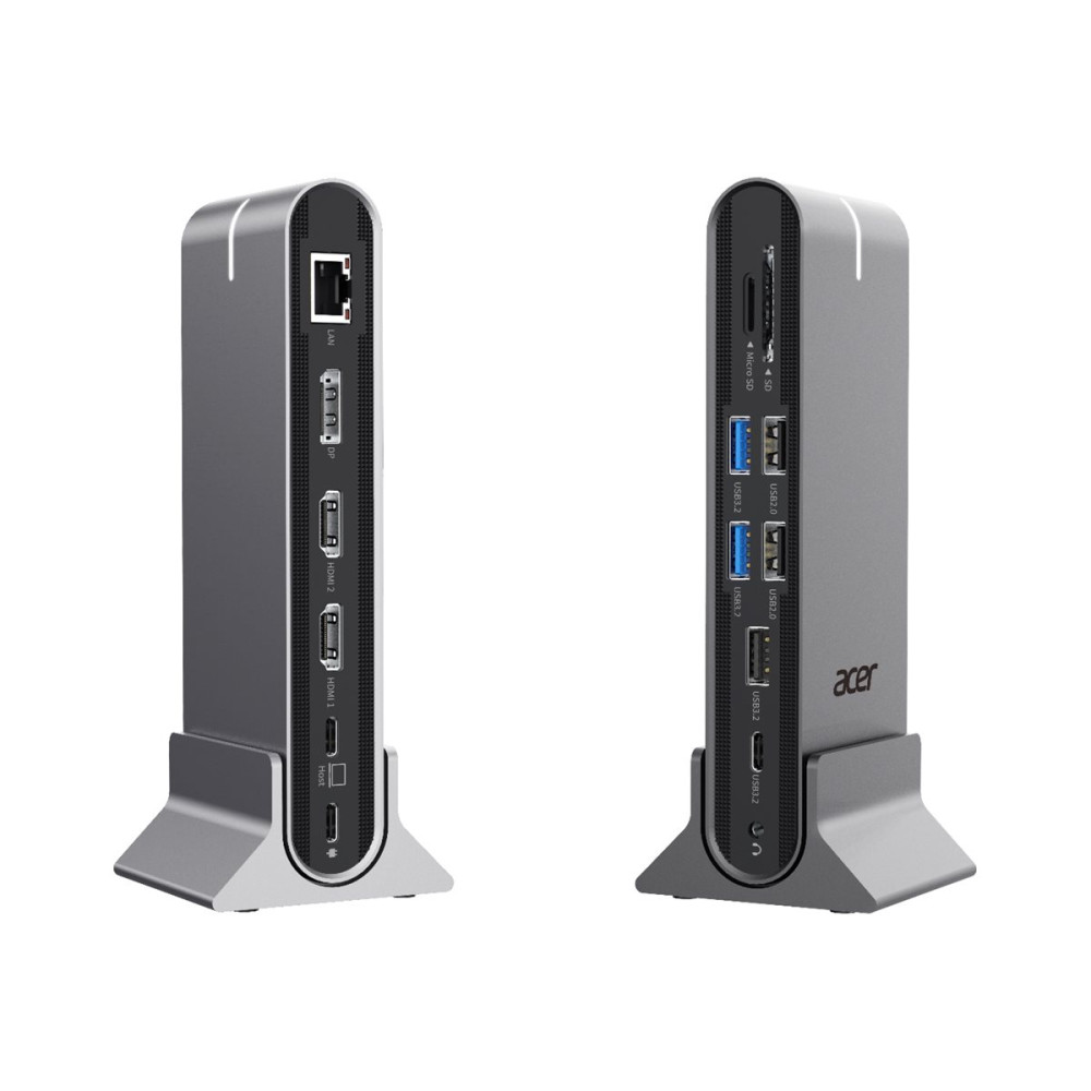 Produktbild för Acer Type-C Universal Docking Station 15-in-1 - dockningsstation - USB-C - HDMI, DP - 1GbE