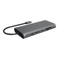 Produktbild för ICY BOX IB-DK4050-CPD - dockningsstation - USB-C - 2 x HDMI, DP