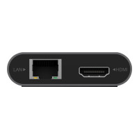 Produktbild för ICY BOX IB-DK4050-CPD - dockningsstation - USB-C - 2 x HDMI, DP