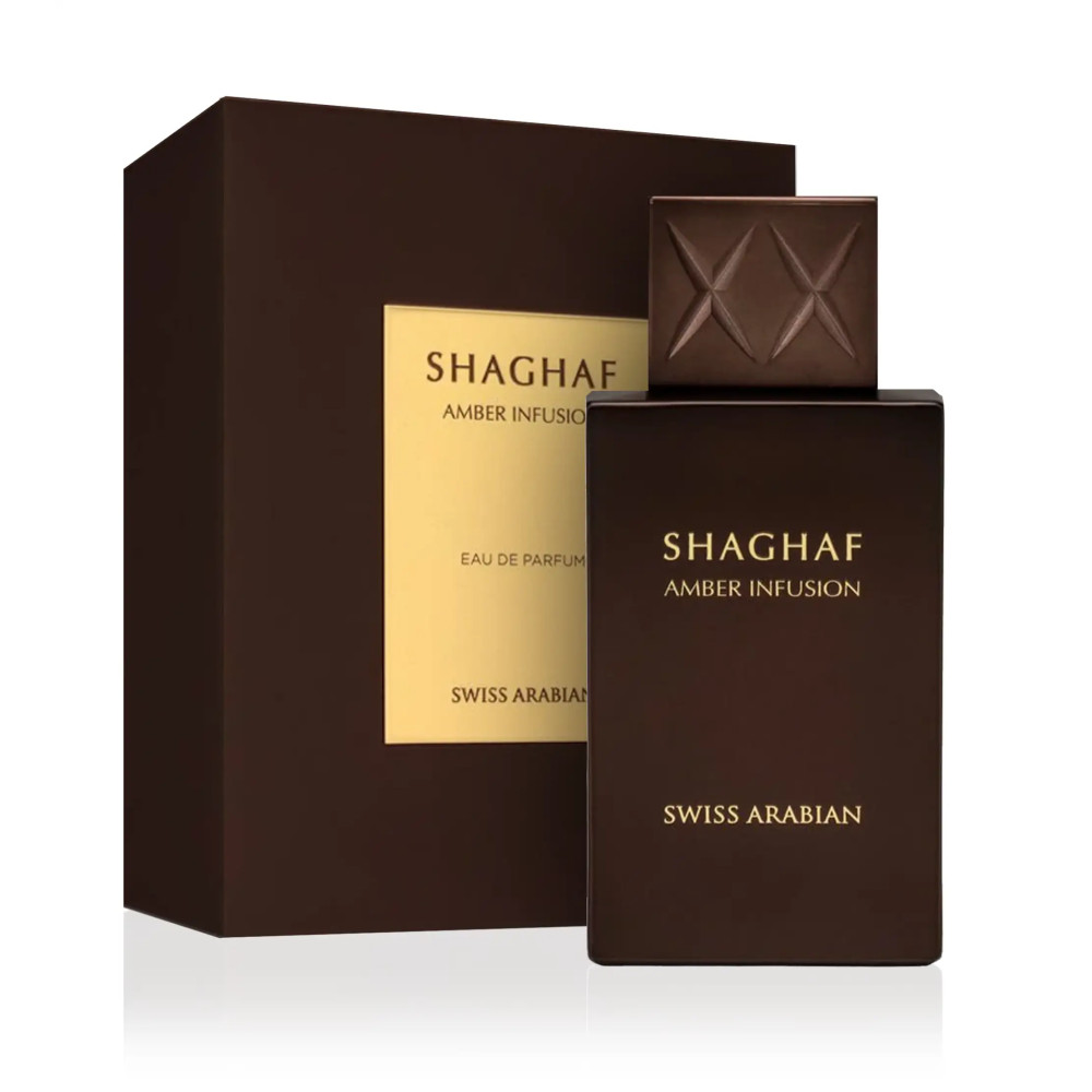 Produktbild för Swiss Arabian Shaghaf Amber Infusion unisex perfumed water 75 ml