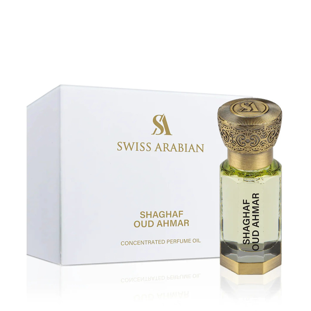 Produktbild för Swiss Arabian Shaghaf Oud Ahmar concentrated perfumed oil unisex 12 ml