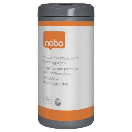 NOBO Whiteboardrengöring NOBO servetter 100/f