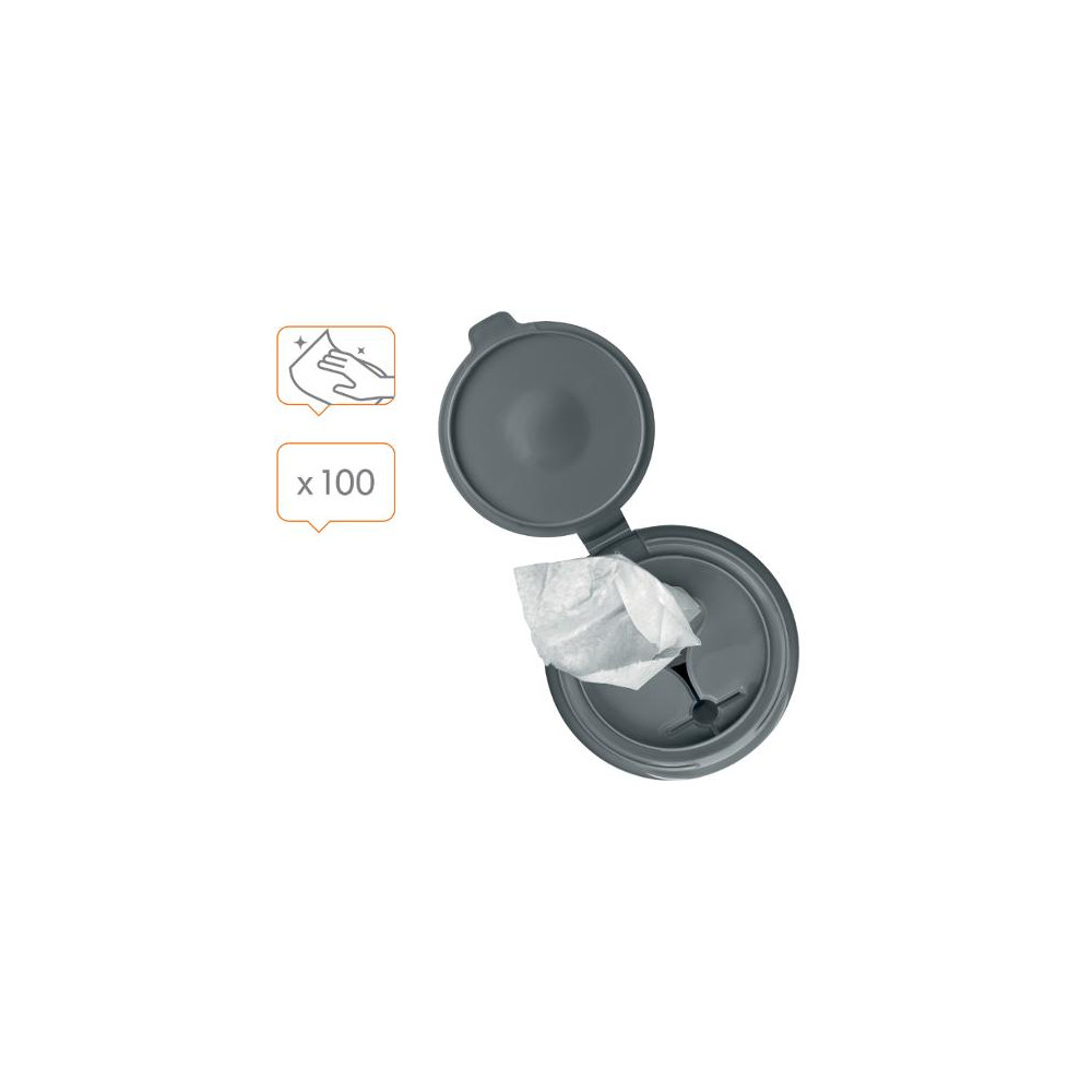 Produktbild för Whiteboardrengöring NOBO servetter 100/f