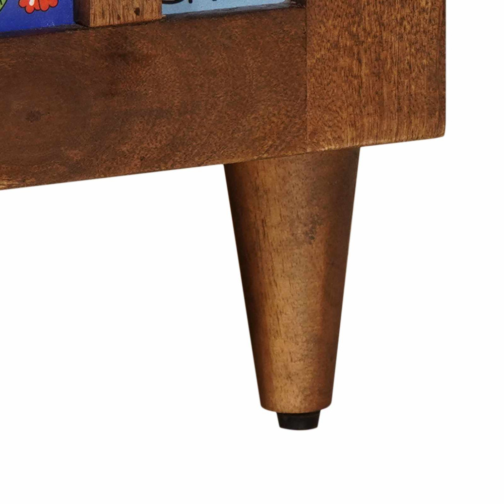 Produktbild för Kaffeebord Brun 80 x 50 x 40 cm Massivt mangoträ
