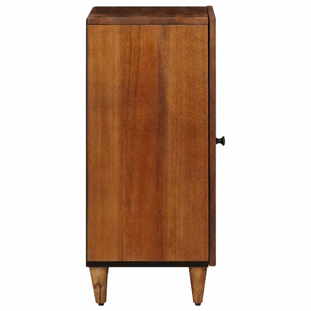 Produktbild för Sideboard med lagring Valnöt 40 x 33 x 75 cm Massivt mangoträ