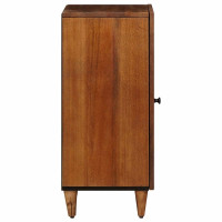 Produktbild för Sideboard med lagring Valnöt 40 x 33 x 75 cm Massivt mangoträ