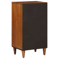Produktbild för Sideboard med lagring Valnöt 40 x 33 x 75 cm Massivt mangoträ