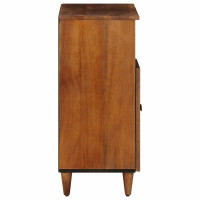 Produktbild för Sideboard med lagring Valnöt 60 x 33 x 75 cm Massivt mangoträ